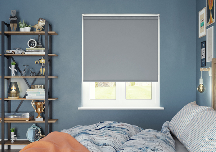 Trinity (Blackout), Steel - Motorised Roller Blind - Image 3